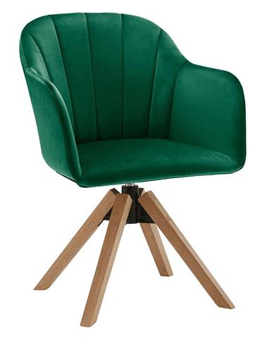 Zelená stolička Kondela