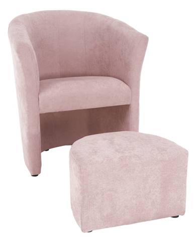 Ružová stolička Kondela
